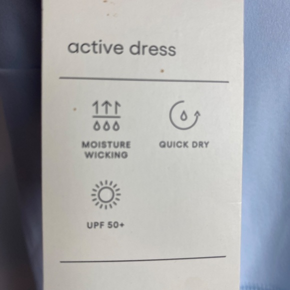 NWT All In Motion Plus Size Light Blue Active Dress w/ Attached Shorts Size XXL - Picture 6 of 11